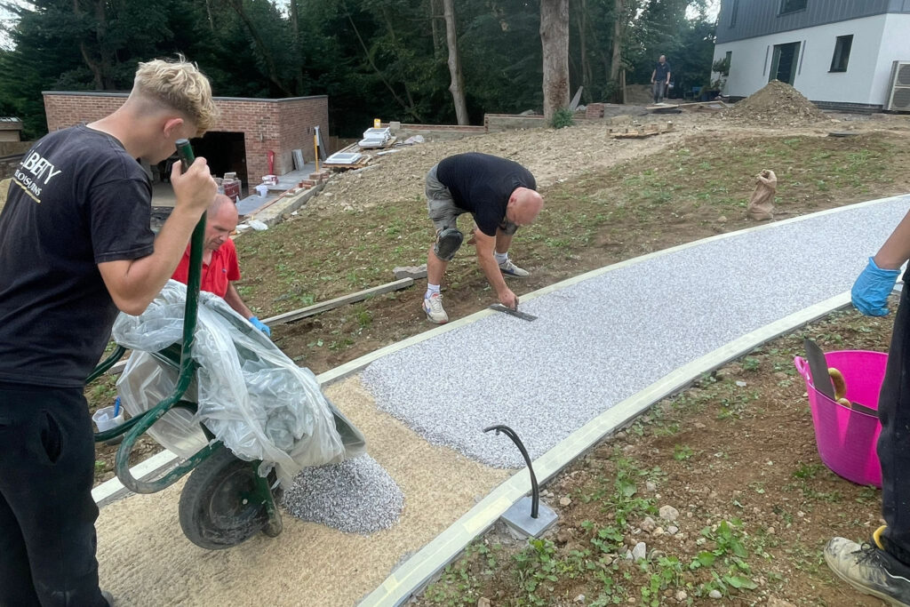 Resin bound pathways Resin bound pathways