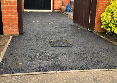 Tarmac sub layer, prior to resin application